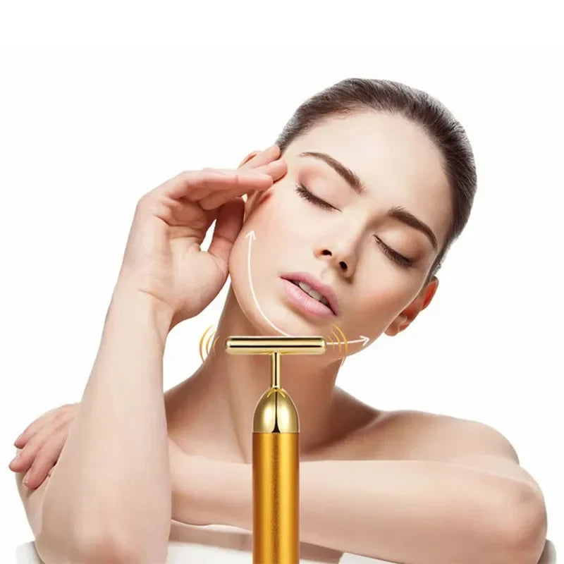 Barra Energizante Facial en T — Efecto Lifting en 2 Minutos