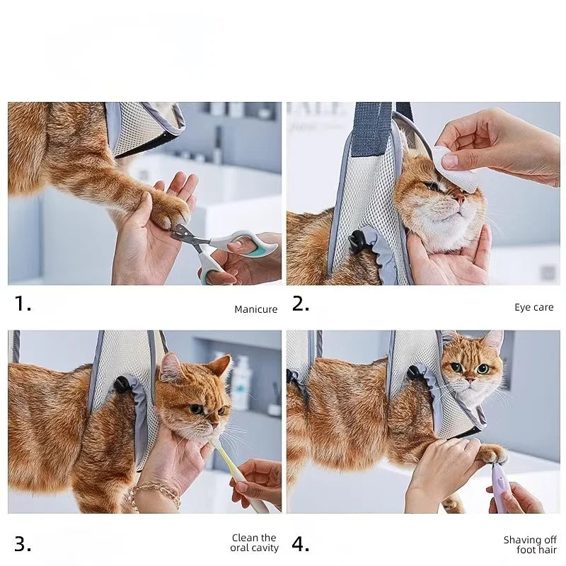 Hamaca de Aseo para Mascotas — Corta las Uñas Sin Estrés