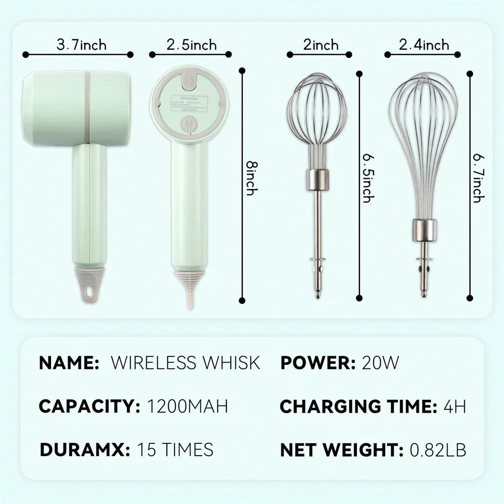 Set Batidora Eléctrica Portátil — Pica y Bate sin Esfuerzo