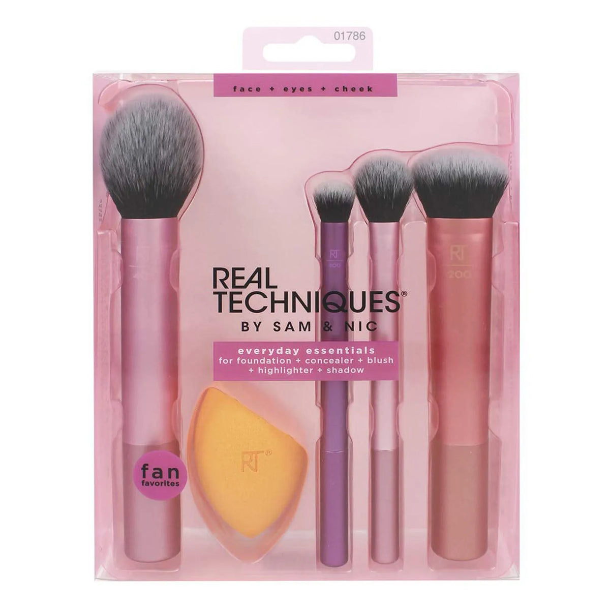 Set de brochas de maquillaje rosa - foto 7