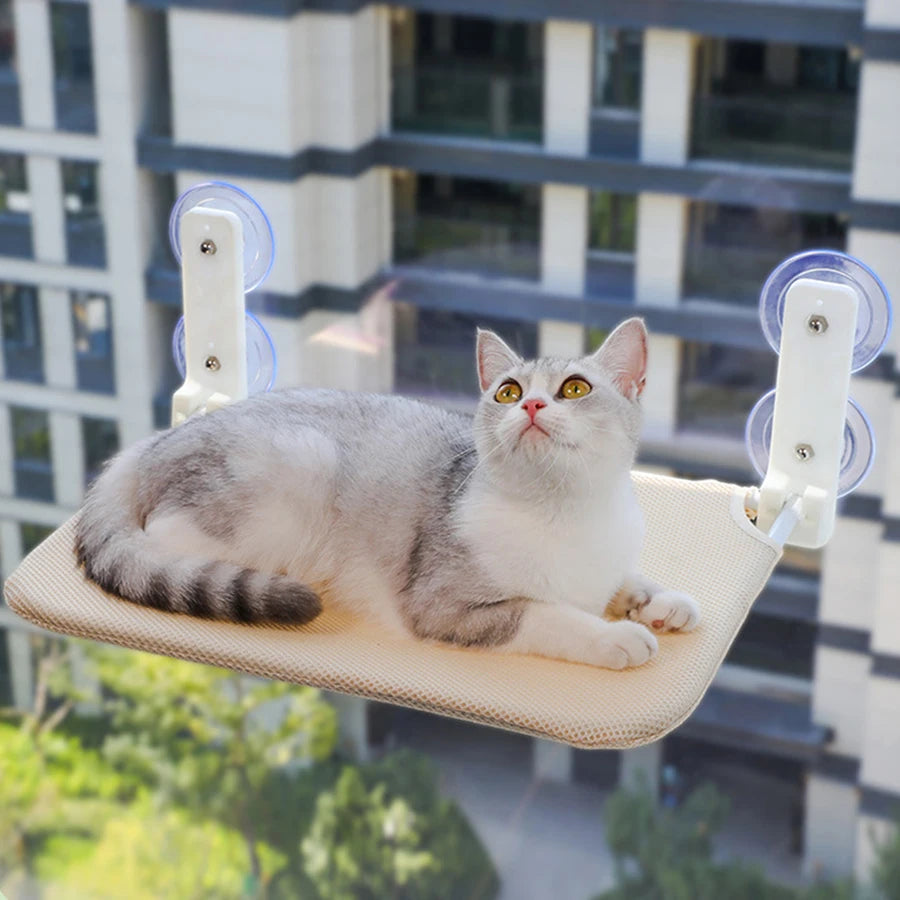 Hamaca de ventana para gatos