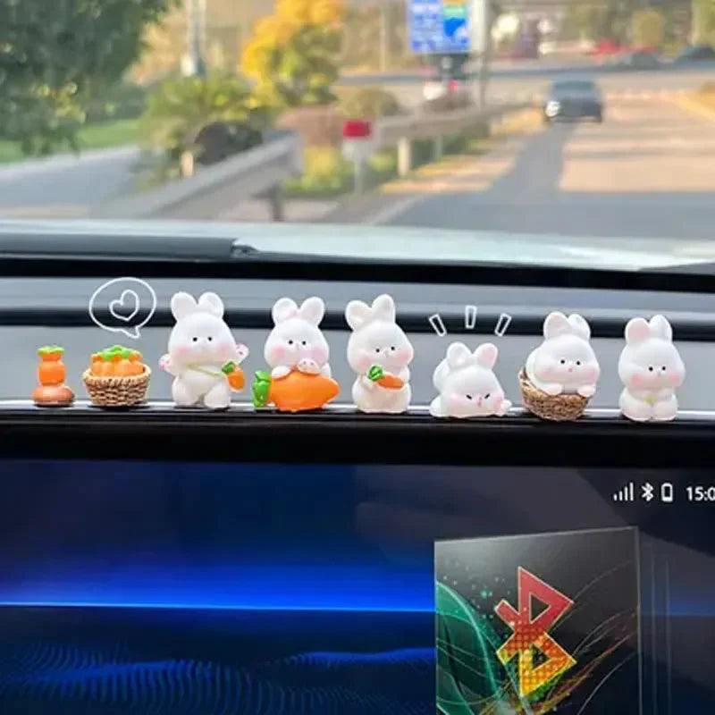 Set de Accesorios de Coche Conejito — Dale Vida a tu Salpicadero