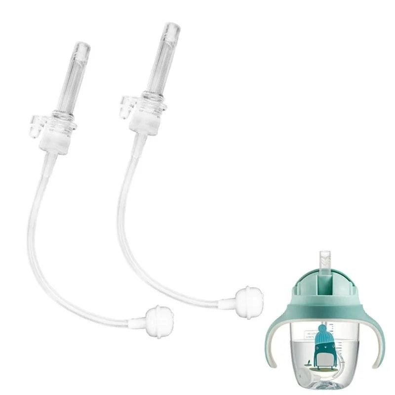 Accesorios de Pajita de Silicona para Bebé — Sin Derrames