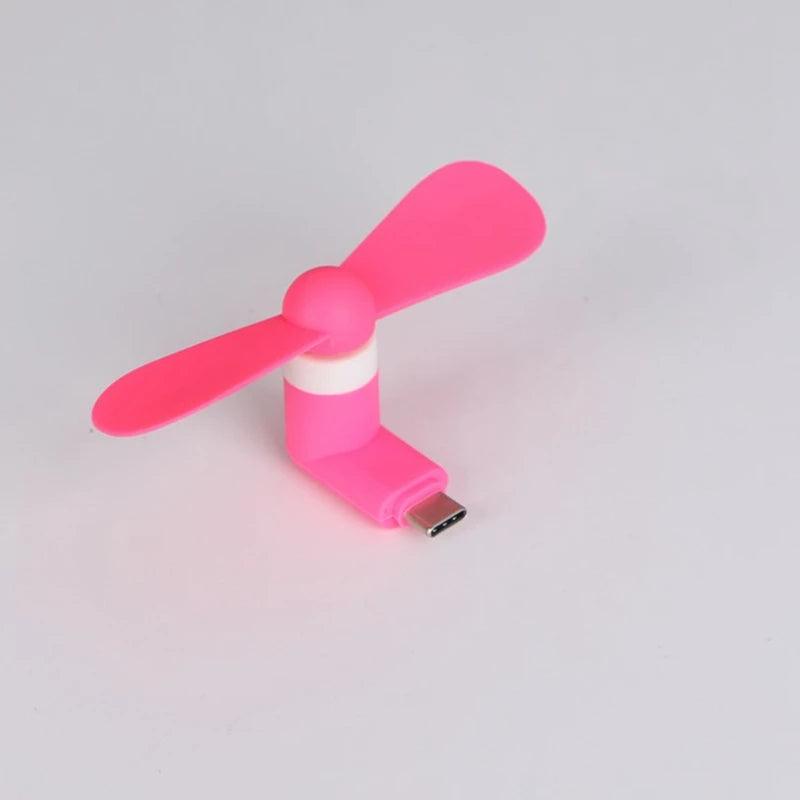 Mini ventilador USB-C para móvil - foto 10