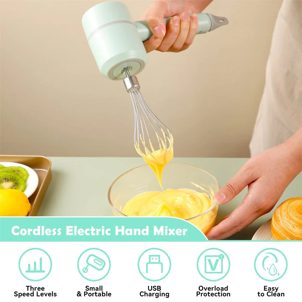 Set Batidora Eléctrica Portátil — Pica y Bate sin Esfuerzo